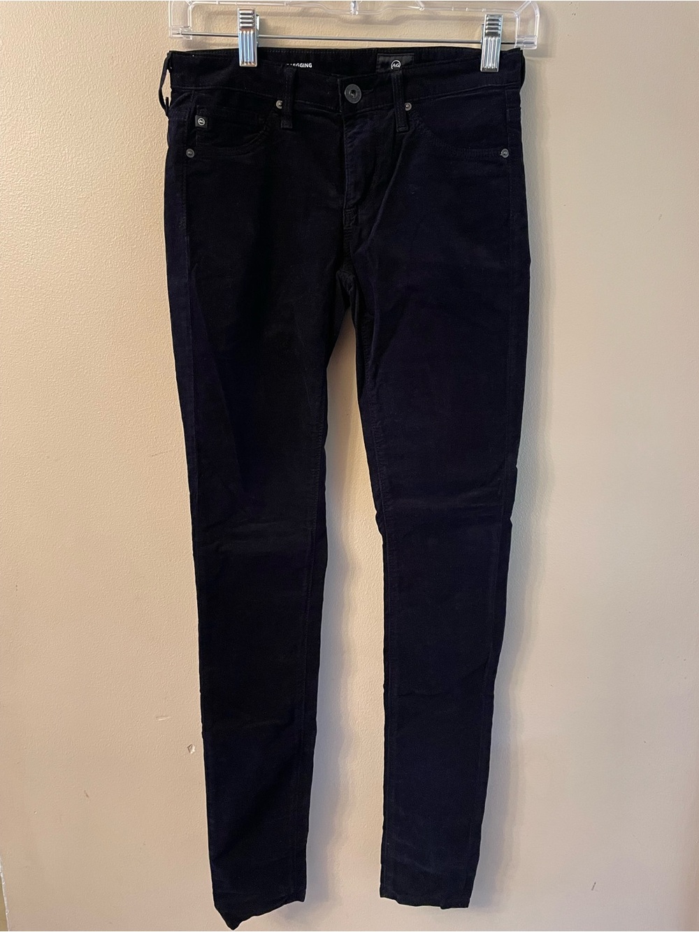 AG-Adriano Goldschmied-NWT! Slim Skinny Black Corduroy Jeans